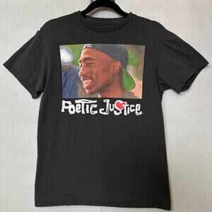 Poetic Justice Graphic T Shirt Movie Tupac Hip Hop Rap Janet Jackson Size‎ Small